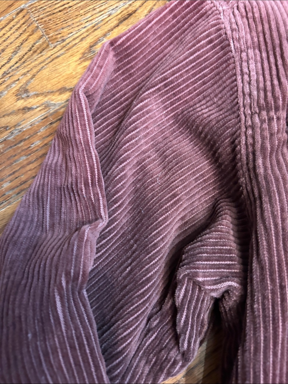 J. Crew Burgundy Corduroy Shirt Jacket - Picture 5 of 14